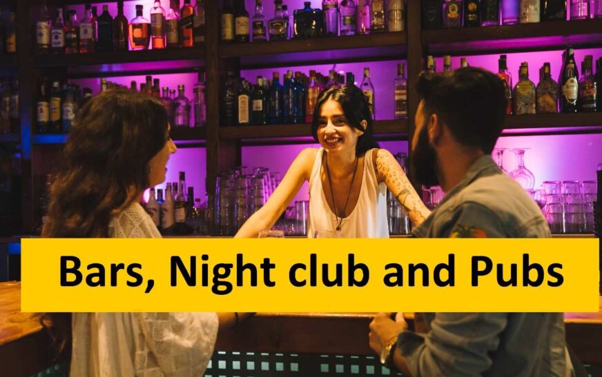 Top 10 best affordable Bars, night club and Pubs